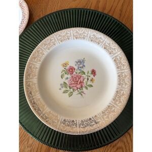 Cunningham & Pickett Melody cake and dinner plates